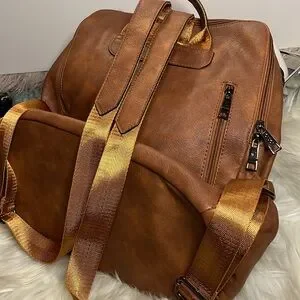 ?Cluci®NEW Brown Stained Leather Backpack? Amazon.com: CLUCI Leather Backpack Purse for Women  main image 2